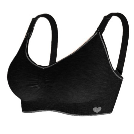 Picture of Modal Seamless Nursing Bra New Black Breathable Maternity Bra Elastic Large Sleep Bra Foreign Trade Cross-Border