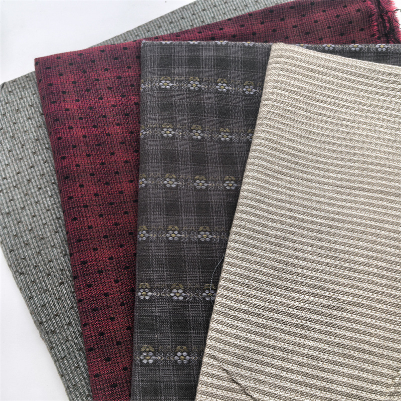 Japanese Imported Pure Cotton Yarn-Dyed Jacquard Small Checkered Fabric DIY Handmade Patchwork Doll Clothes Bags Pre-Dyed Cotton Fabric in Stock