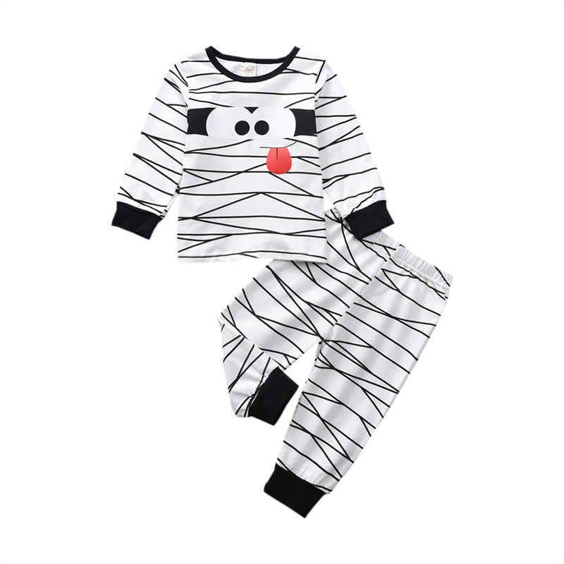 Picture of Boys Cute Mummy Children's Clothing 2023 Boys Holiday Party Halloween Suit Ha Yi Romper Halloween