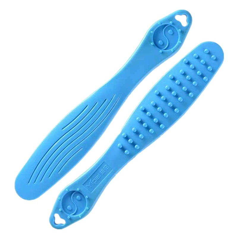 Meridian racket lengthened massage board silicone massage stick hammer fitness racket stick beating shoulder neck back beating health care racket