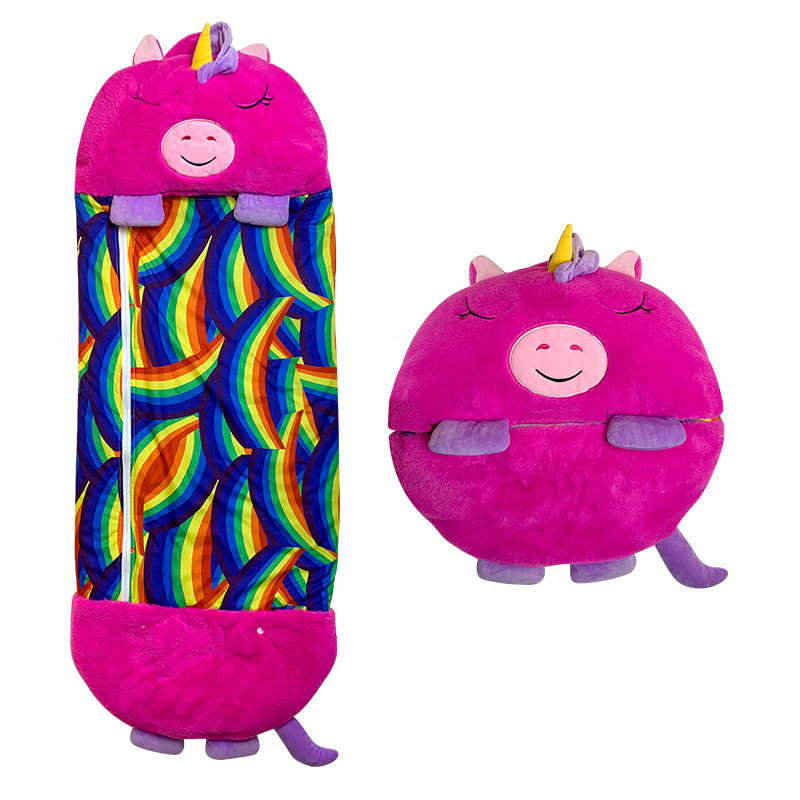 Picture of Cross-Border Children's Sleeping Bag Customized Cartoon Anti-Kicking Animal Sleeping Bag Amazon Quilted Anti-Kick Storage Sleeping Bag for Older Children
