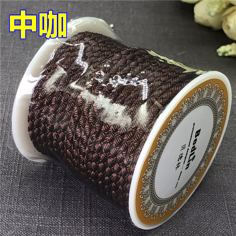 Picture of Taiwan line 3mm wear-resistant twist dragon pattern rope hand woven diy jade beeswax necklace rope hand rope wire