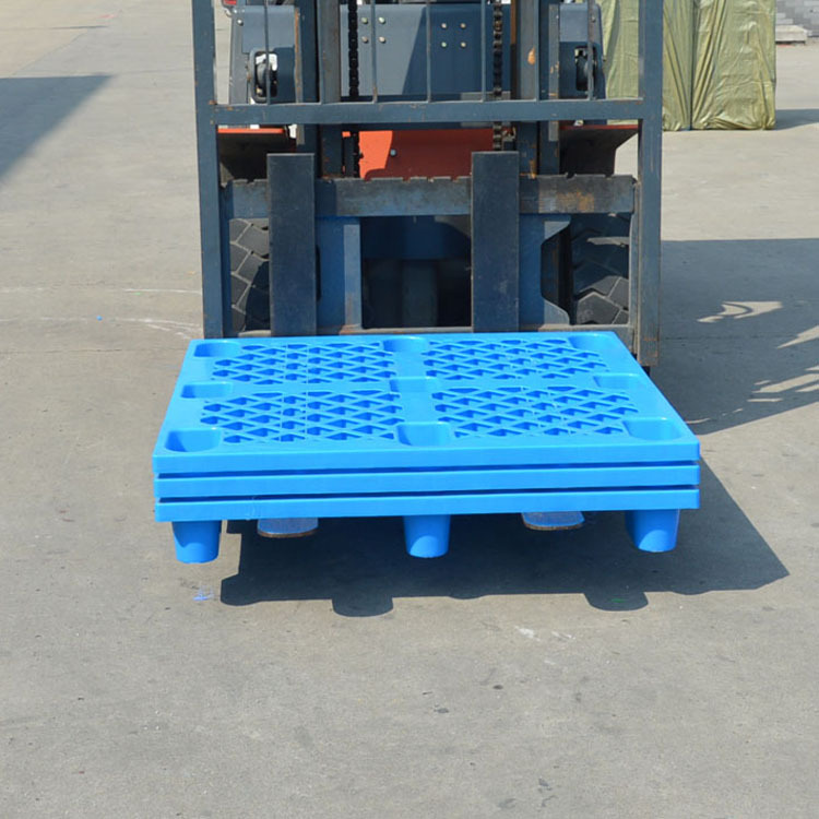 Picture of Wholesale pallet 1208 nine-foot grid forklift plastic pallet moisture-proof plastic pad Blue