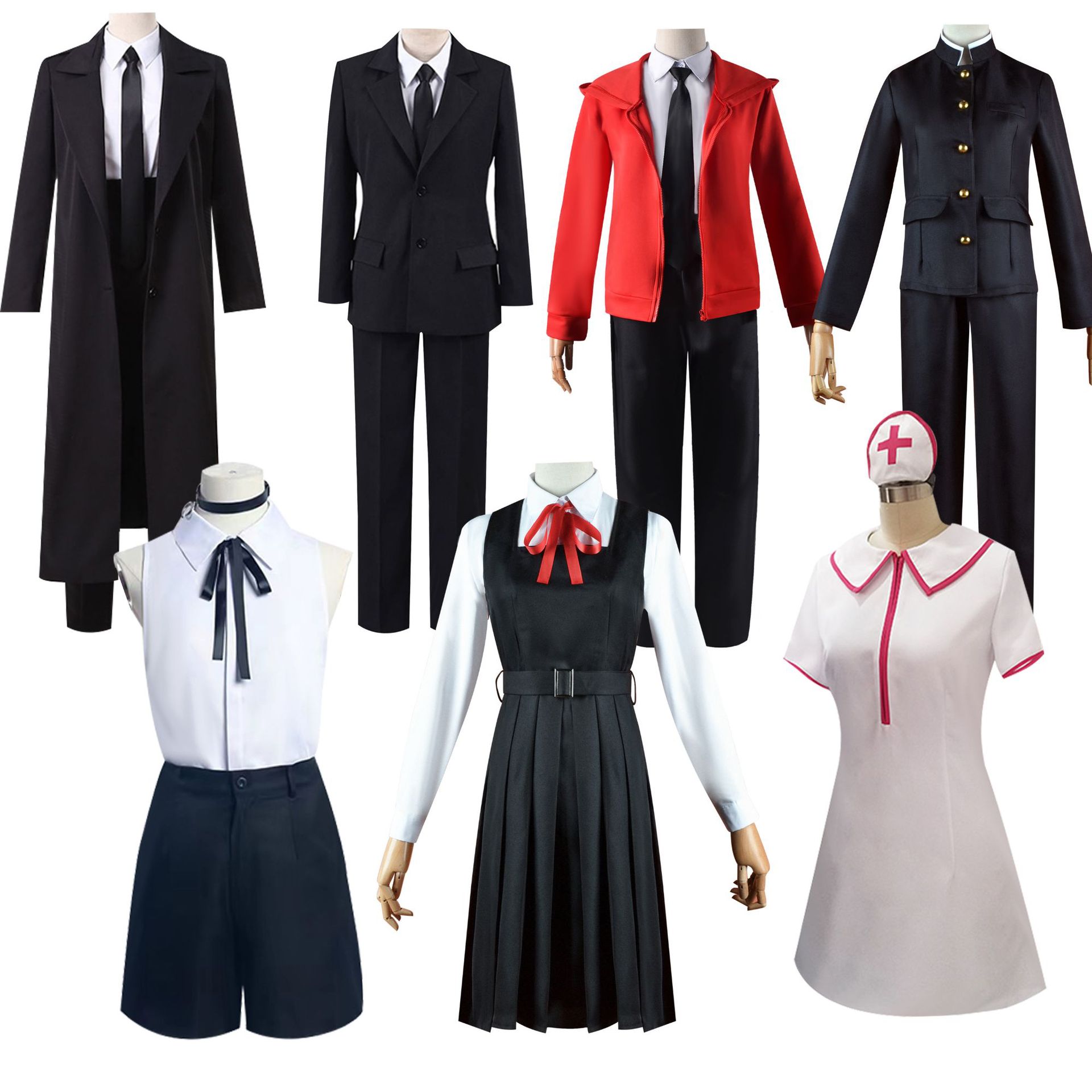 Picture of Chainsaw Man cos Three Eagles Towards Makima Devil Hunter Pawa Yoshida Kuanwen cos Nurses Clothing War Demons