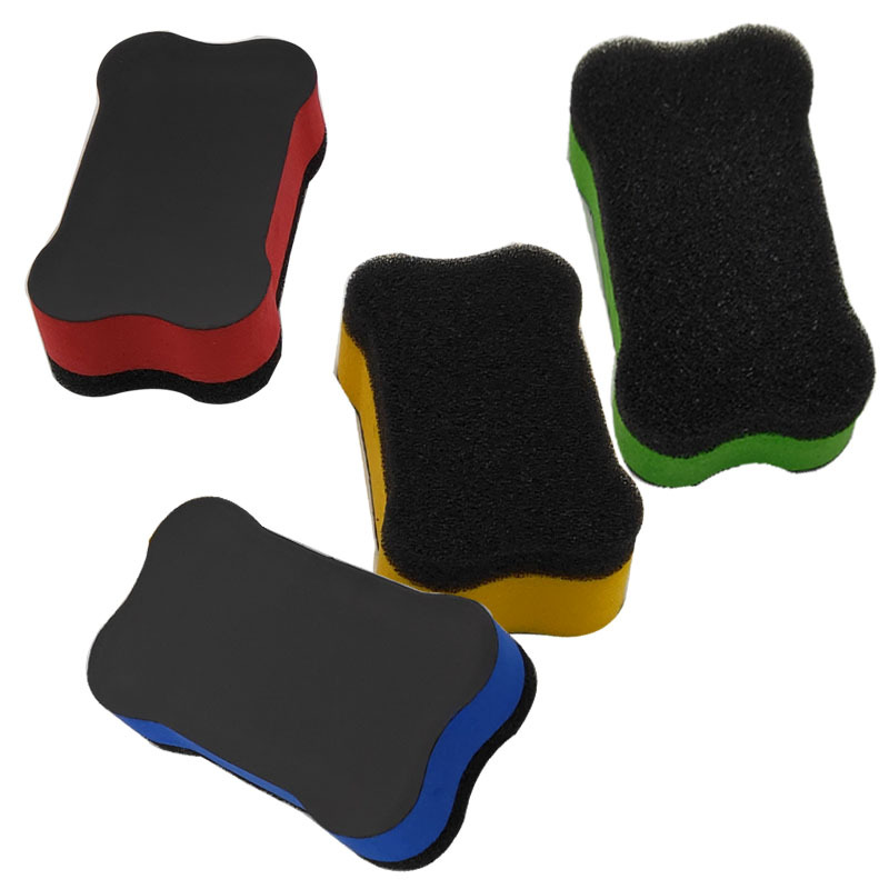 Factory Wholesale Magnetic Blackboard Eraser Easy Eraser EVA Sponge Eraser Children Cartoon Bone-shaped Wipe Whiteboard Eraser