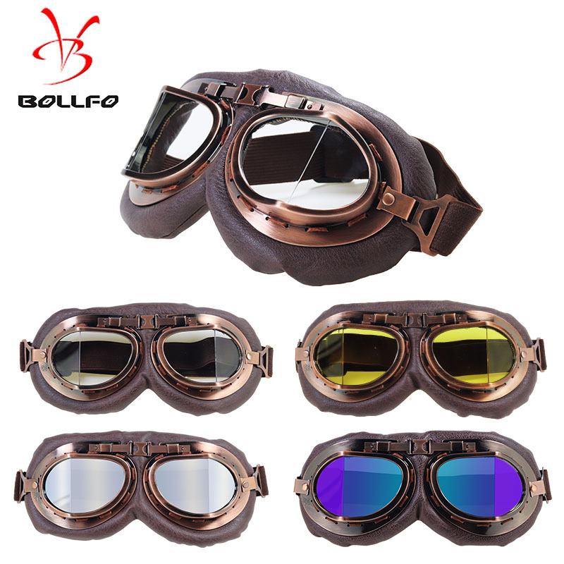 Factory in stock Retro Harley Goggles Riding Glasses Motorcycle Helmet Goggles Outdoor Sports Windproof and Sand-proof