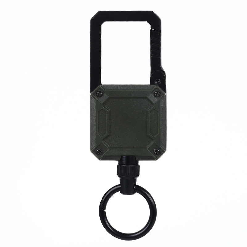 Picture of Autumn rain retractable easy pull key chain function multi-purpose lanyard outdoor travel portable hanging backpack magnetic anti-loss rope