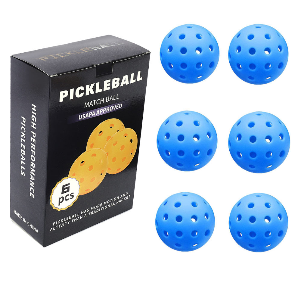 Picture of Factory Direct Sales in stock pick ball 40 hole ball hole ball pickleballs74mm rotational plastic injection luminous ball