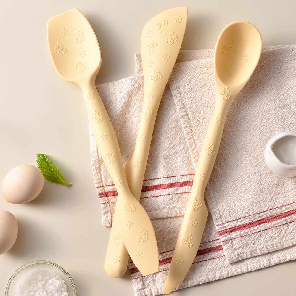 Picture of Cross-Border Hot Selling Silicone Double-Headed Scraper Baking Tool Bread Jam Scraper Cake Special Scraper Patula
