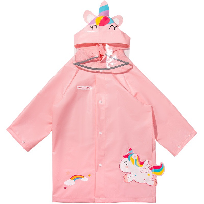 Children's raincoat girls students boys outdoor thickened female kindergarten portable female poncho baby raincoat wholesale