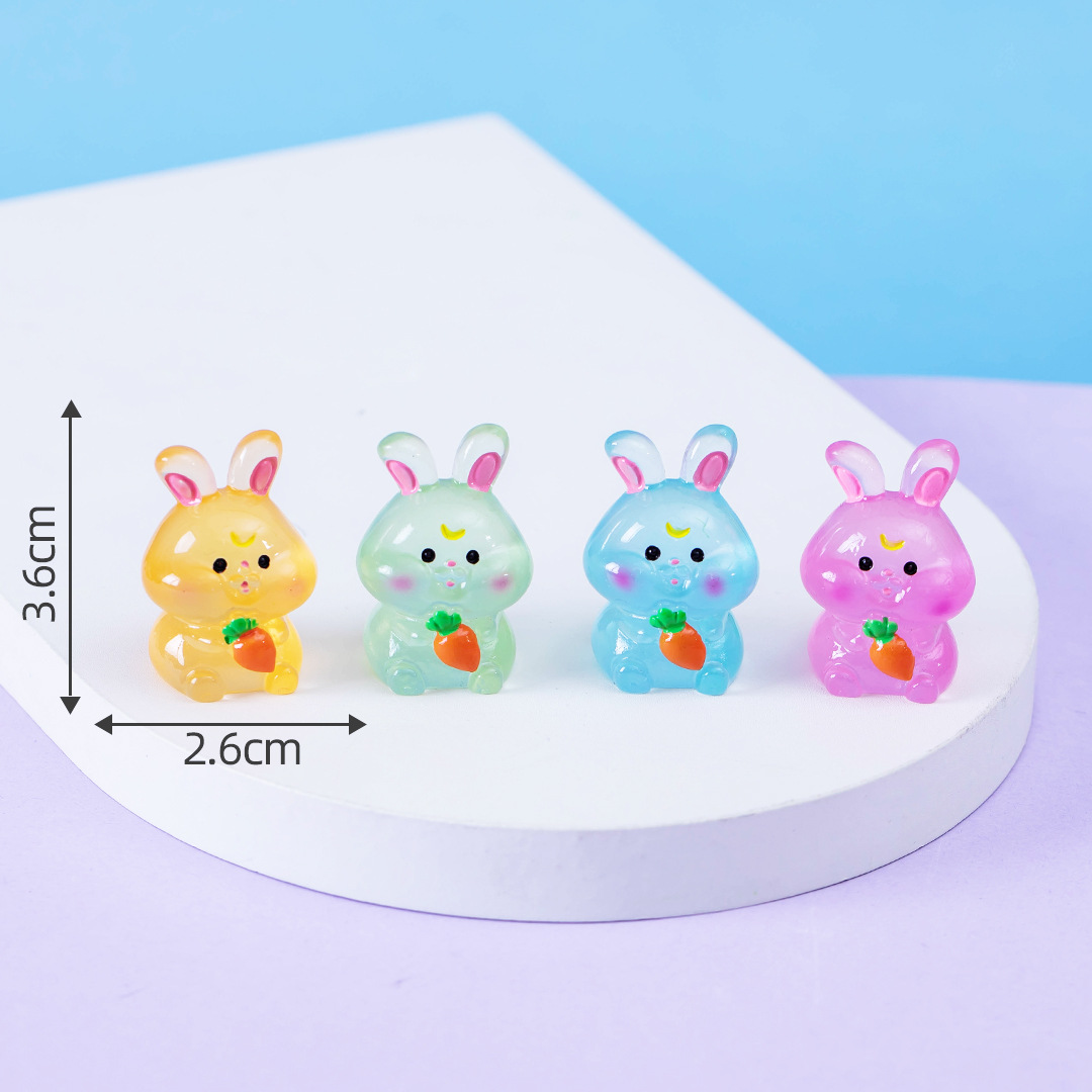 Picture of Micro landscape creative cute luminous twelve zodiac animal doll decoration accessories car desktop small ornaments