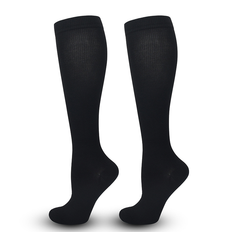 Picture of Solid Color Sports Compression Socks Anti-flexure Compression Socks Running Stretch Socks Suitable for Nurse Wrap Calf