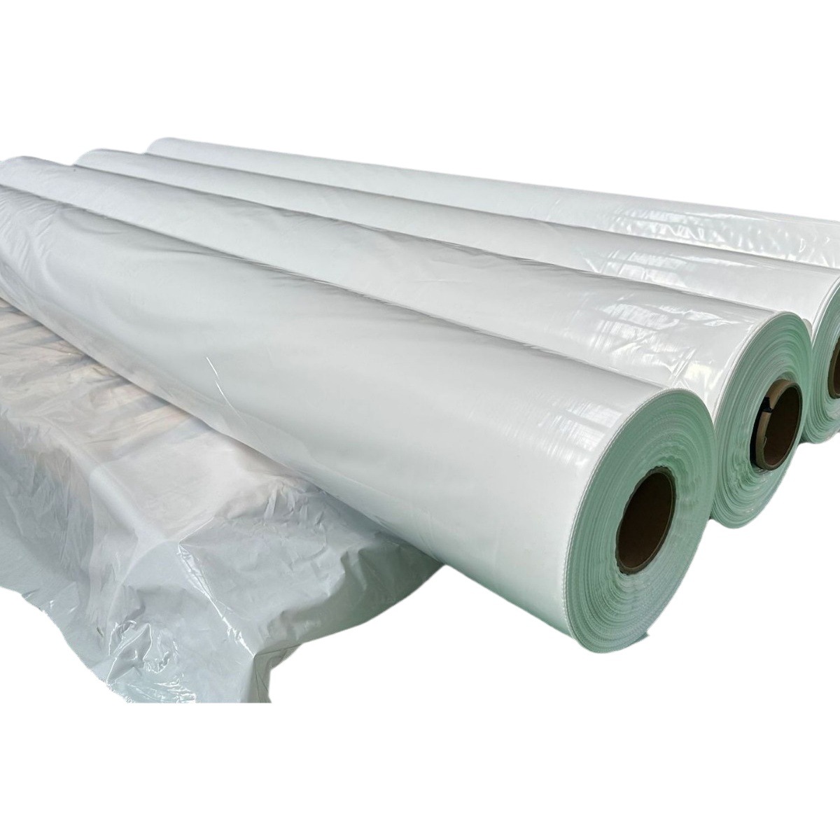 Milky White Heat Shrinkable Film in Stock Mechanical Equipment Irregular Items Large Heat Shrinkable Film Packaging Anti-Aging Optional