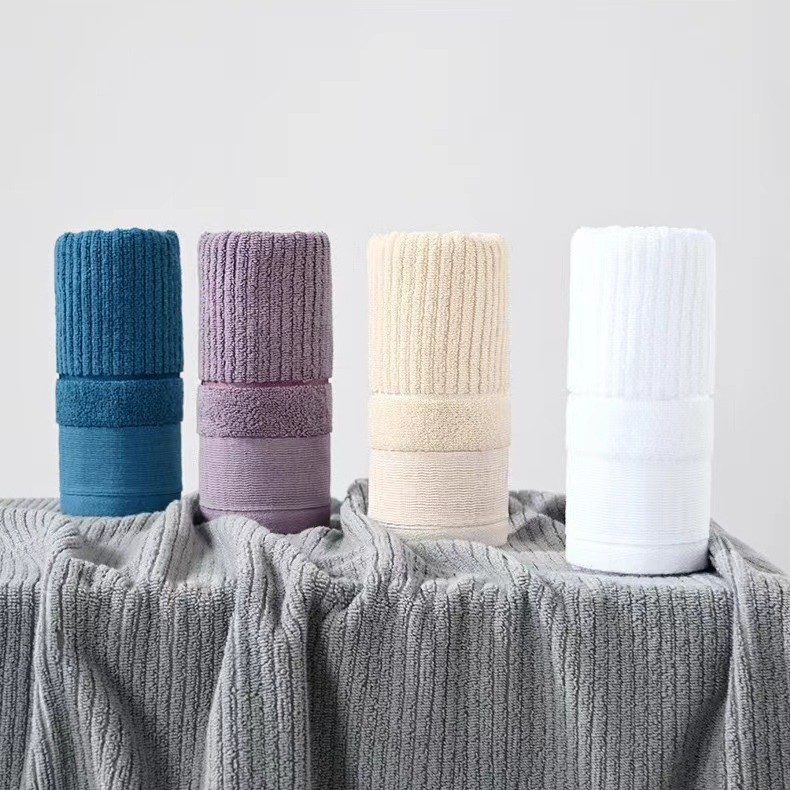 Picture of Gaoyang factory cotton European flower towel soft absorbent large face towel supermarket gift wholesale face towel household towel