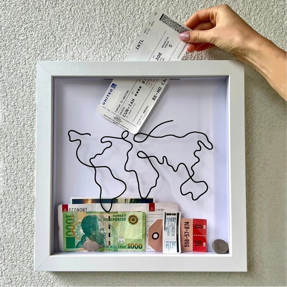 Cross-border Amazon popular Adventure Archive Box Travel Adventure Map commemorative storage Box
