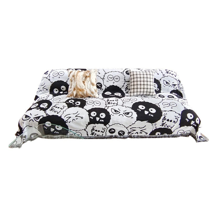 Picture of Nordic Ins Style Sofa Towel Full-cover Cloth One-piece Sofa Cushion Camping Blanket Full-cover Universal Cover Towel Sofa Cover