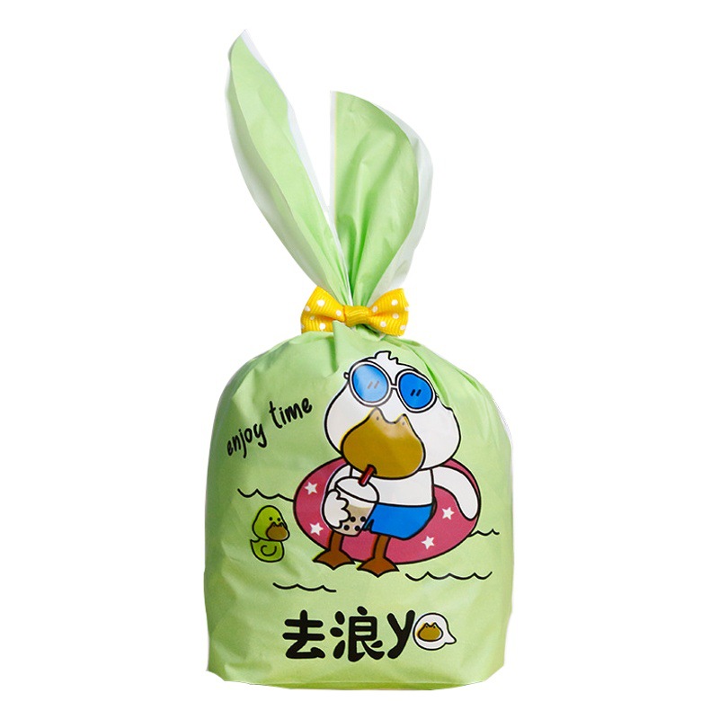 New Creative Cute Cartoon Rabbit Ear Packaging Bag Gift Bag Candy Packaging Bag Snack Snack Bag Cookie Bag