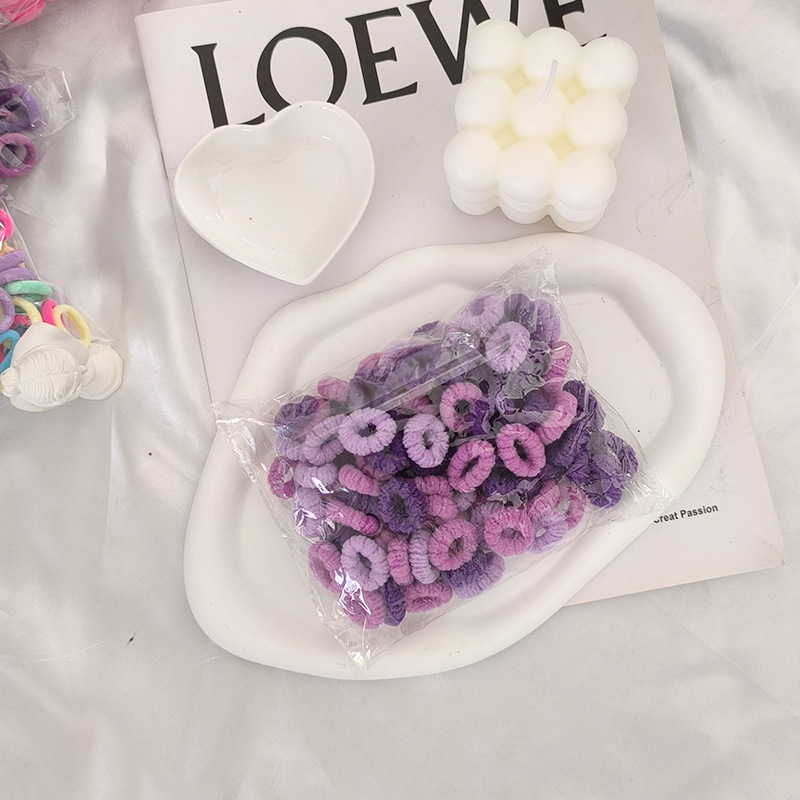 Picture of Single Wholesale Black Headband Hair Tie for Women Korean Style High Elasticity Does Not Hurt Hair Rubber Band High Ponytail Baby Hair Accessories
