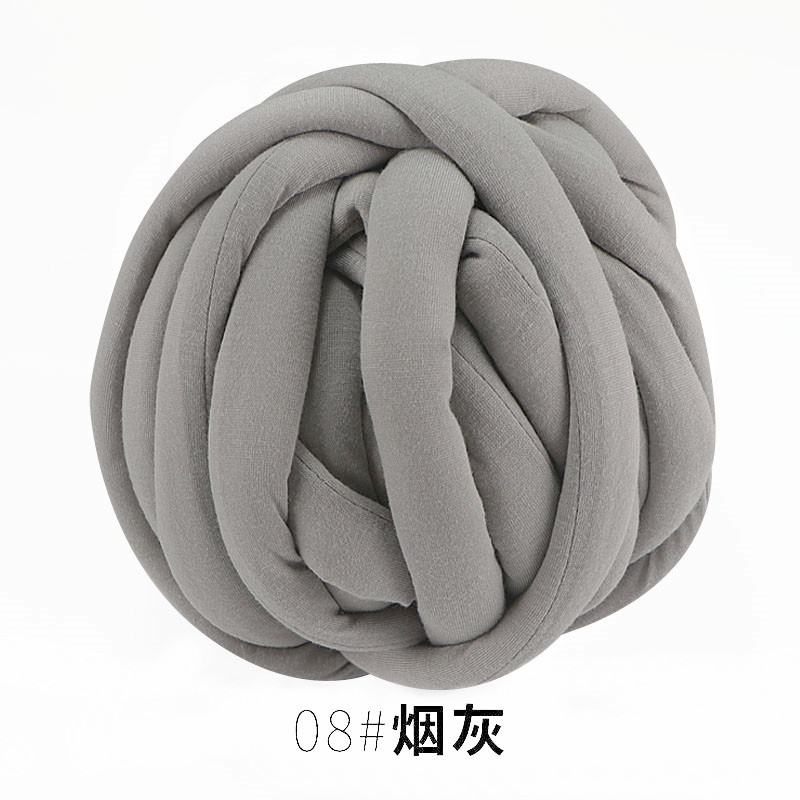Picture of Heart-filling cotton warm velvet cotton Iceland wool DIY hand-woven hook blanket carpet cover blanket dog kennel cat nest cushion basket basket bag