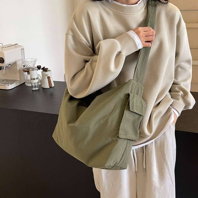 Crossbody Bag Nylon Cloth Casual Lazy Style Bag Women's Fashion New All-match Large Capacity Shoulder Casual Tote Bag