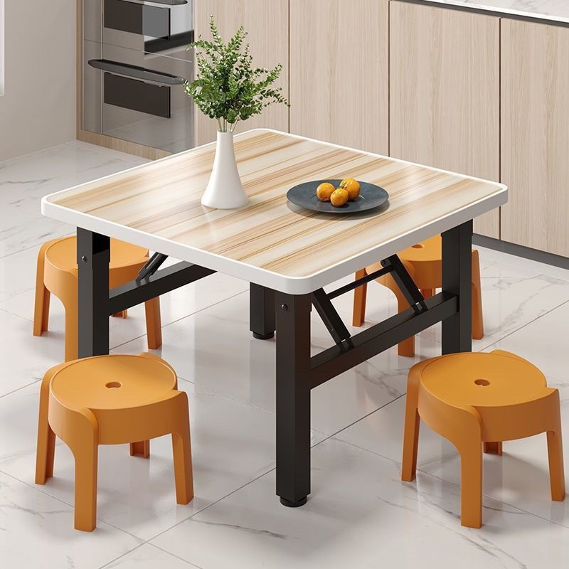 Folding table square dining table outdoor low table floor stall table home foldable dining table dining table small square table