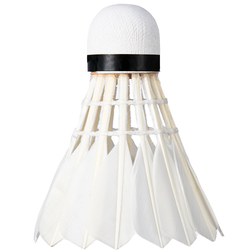 Picture of Factory wholesale resistance to play goose feather duck feather badminton 12 indoor and outdoor table fiber ball training Entertainment game ball