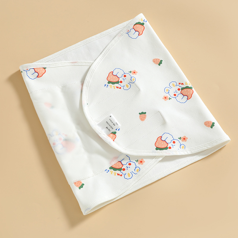 Picture of Baby Anti-Scare Sleeping Bag Spring Autumn and Winter Pure Cotton Newborn Baby Swaddling Towel Wrapping Towel Anti-Scare Sleeping Bag Artifact