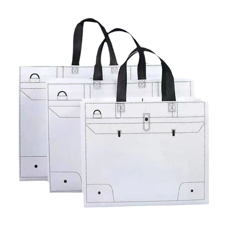Non-woven garment bag shopping tote bag holiday gift bag LOGO printing film advertising gift bag