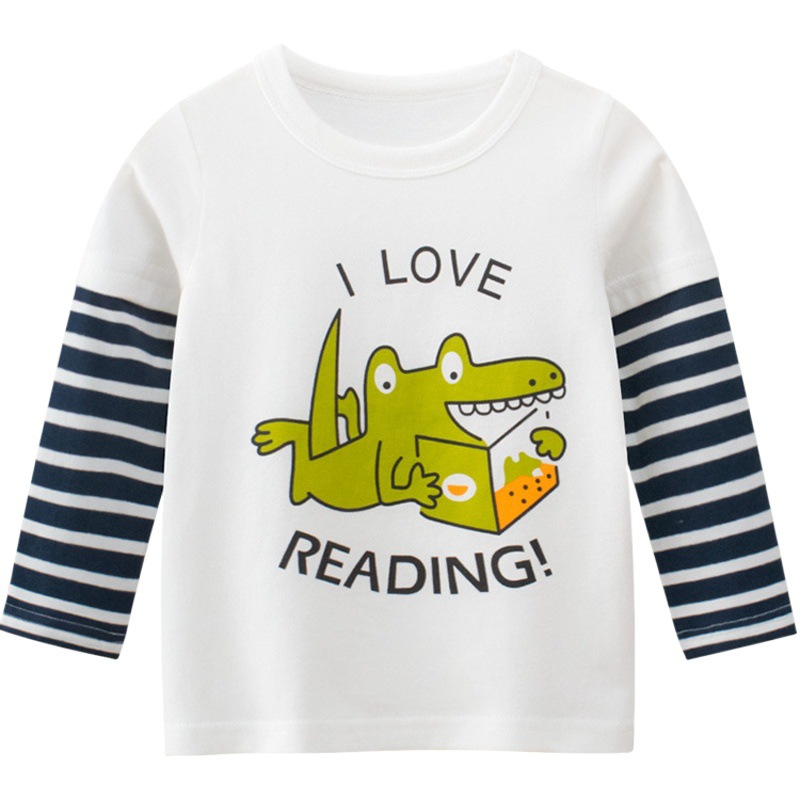 27Kids children's clothing Autumn New Korean version of boys long sleeve T-shirt children's bottoming shirt baby clothes a generation of hair