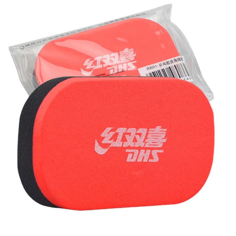 Double happiness table tennis racket rubber cleaning agent sponge high density sponge cleaning agent sponge