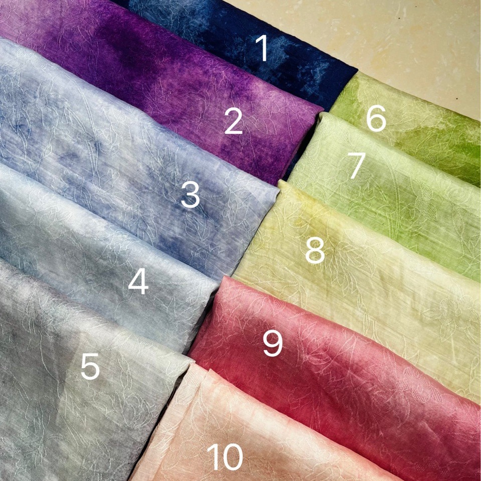 Smudged Tencel Jacquard Digital 1.5m Width 1.0m Price New Chinese Style Han Dynasty Cheongsam Fabric