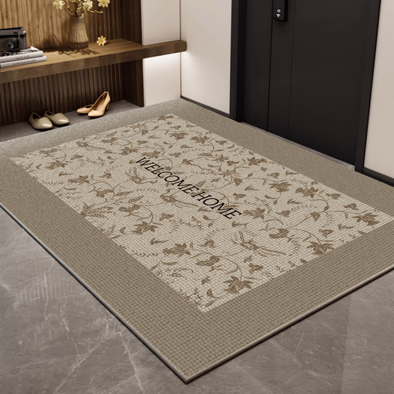 Picture of Entrance Floor Mat Entrance Door Entrance Floor Mat Home Non-Slip Soil Rubbing Carpet Light Luxury High-Level Dirty-Resistant Floor Mat