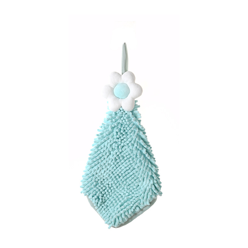 Picture of Egg flower hanging chenille towel leisure house household children's creative hand towel wholesale
