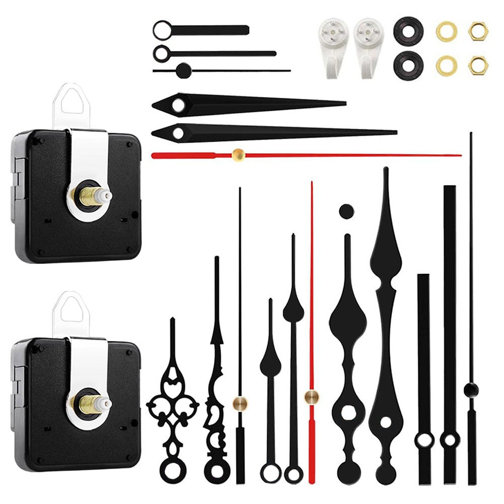 Picture of Cross-border hot selling DIY clock movement mute wall clock accessories clock Wall watch core mechanism 2 Movement +5 sets of clock needle