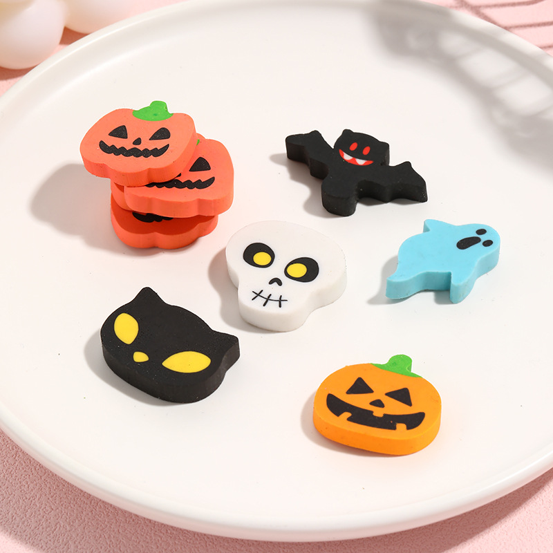 Picture of Halloween eraser cartoon bat pumpkin stationery prize gift eraser school supplies cross-border stationery wholesale