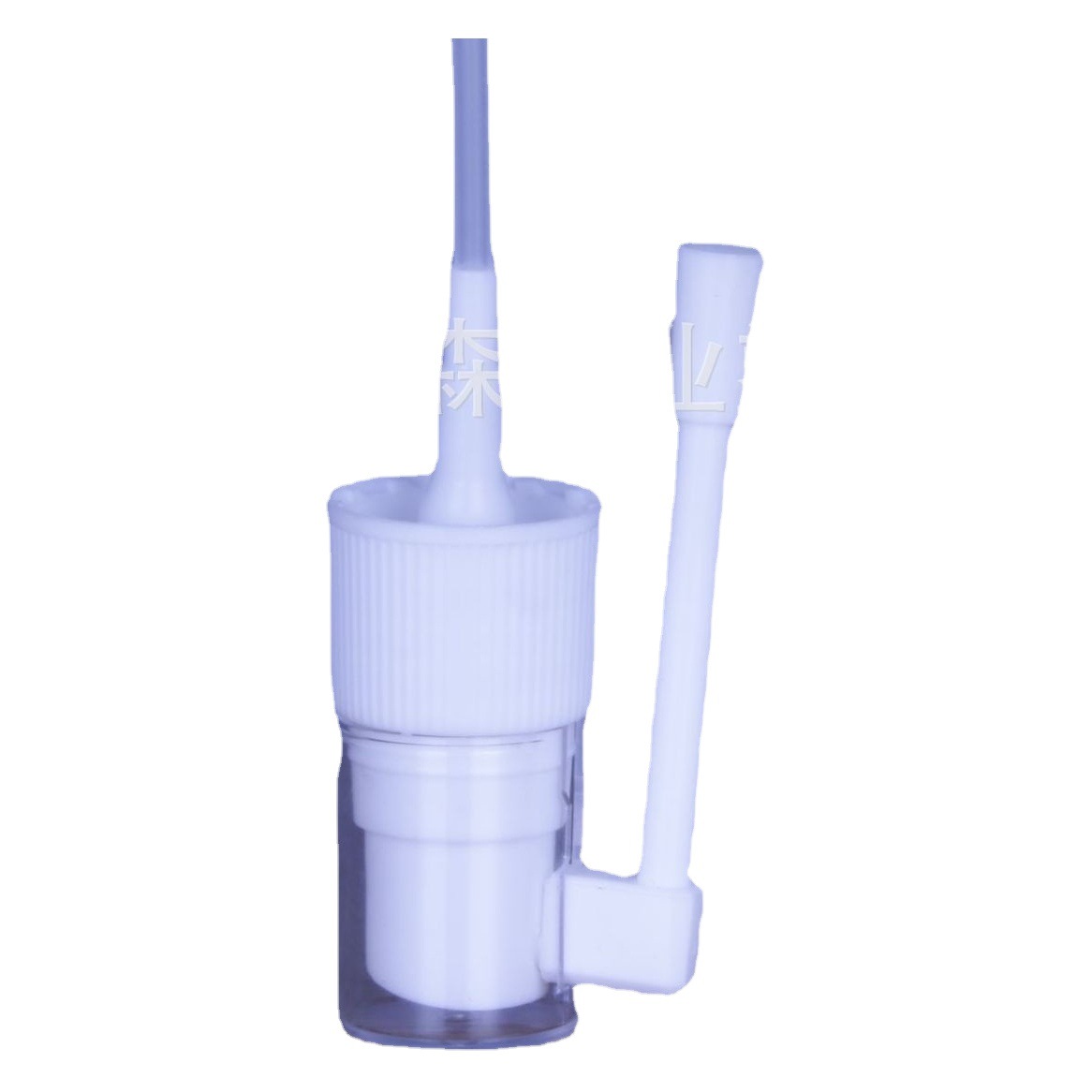 in stock 30ml white big cap rotating plastic bottle PE pressing liquid sub-bottling fine mist rocker elephant nose spray bottle
