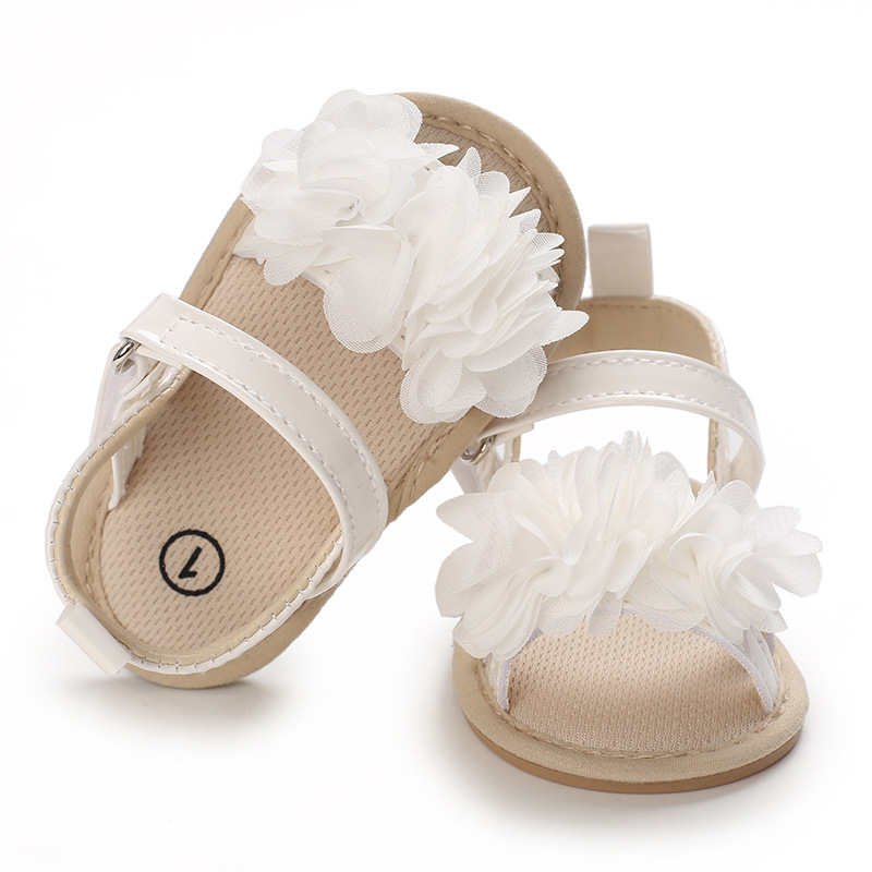 Picture of Summer flowers 0-1 year old baby girl sandals