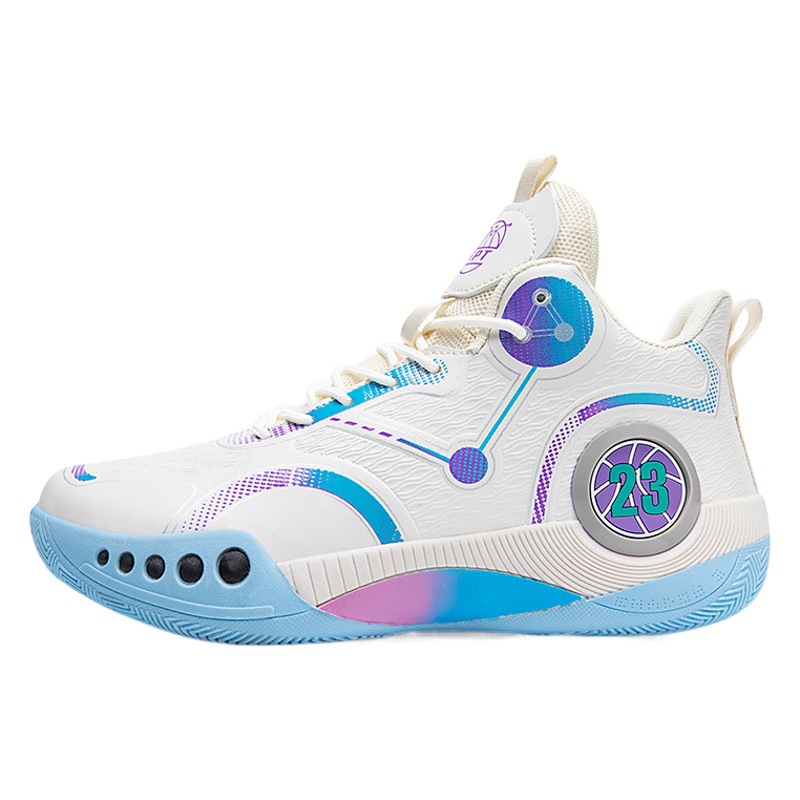 New Basketball shoes men's high-top combat boots breathable non-slip wear-resistant shock-absorbing middle school student sneakers cement floor sneaker men