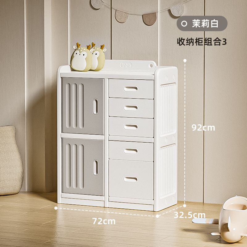 Picture of babyviva Children's Storage Cabinet Multi-layer Drawer Type Baby Wardrobe Household Baby Toy Organizer Box Storage Cabinet