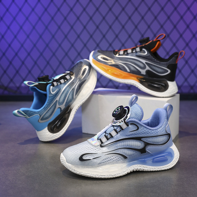 995 rotating buckle autumn new children's shoes shoes shoes basketball big children 2025 boys sneaker Quanzhou Fujian