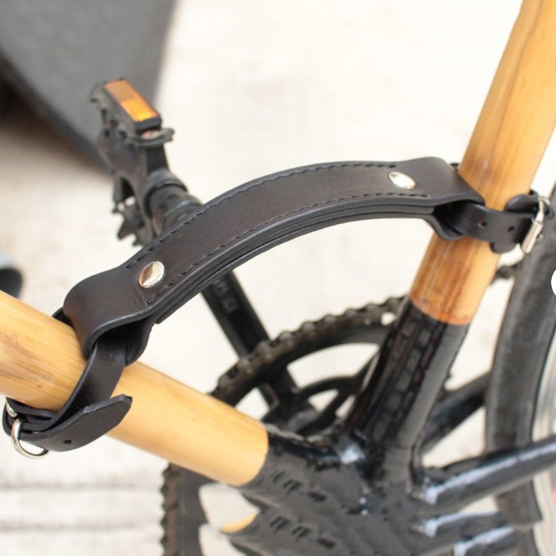 Cowhide Bicycle Handle Outdoor Mountain Bike Handle with Reinforced Bicycle Power Handle