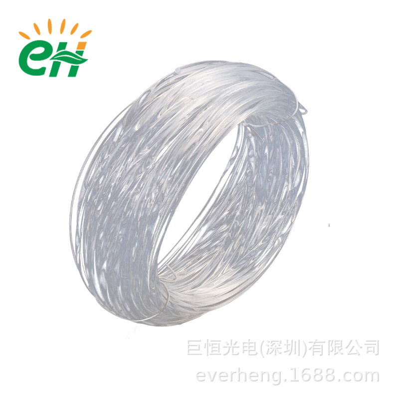 Picture of PMMA plastic optical fiber soft hard end light emitting tail light guide strip light guide concrete light guide rod factory