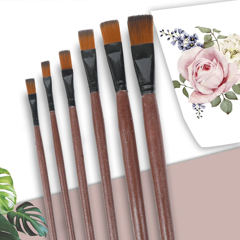 820 painting pen set wholesale gouache watercolor brush nylon wool brush large favorably