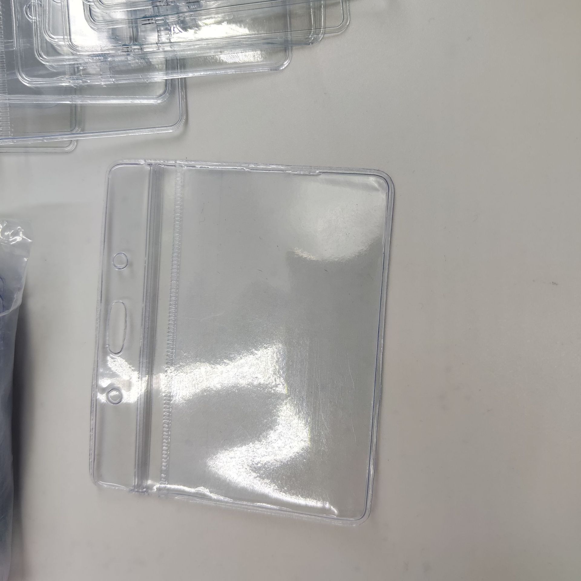 Picture of Employee exhibition card student card work Card Factory card PVC soft film waterproof card certificate bus cover waterproof card cover