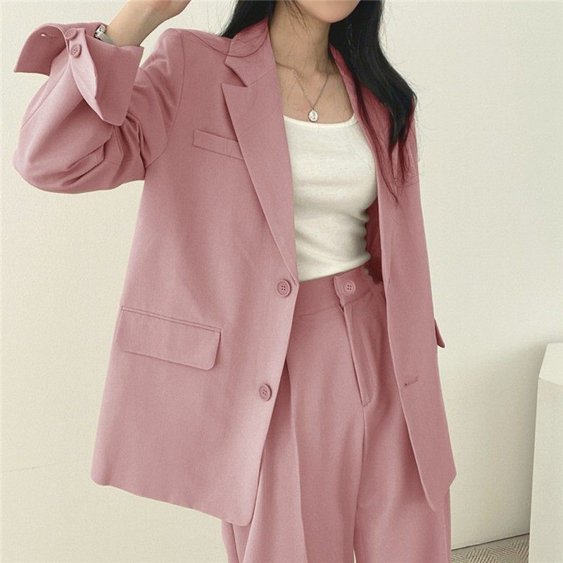 Picture of Suit Jacket High Sense Women's Spring and Autumn Design Sense Thin Niche Professional suit Temperament Slim-fit Small Suit Two-piece Set