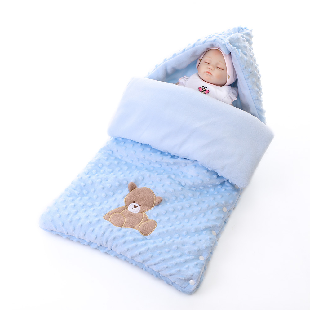 Aikexin's New Baby Blanket, Newborn Blanket, Autumn and Winter Thickeneded Baby Anti-Jump Quilted to Prevent Cold