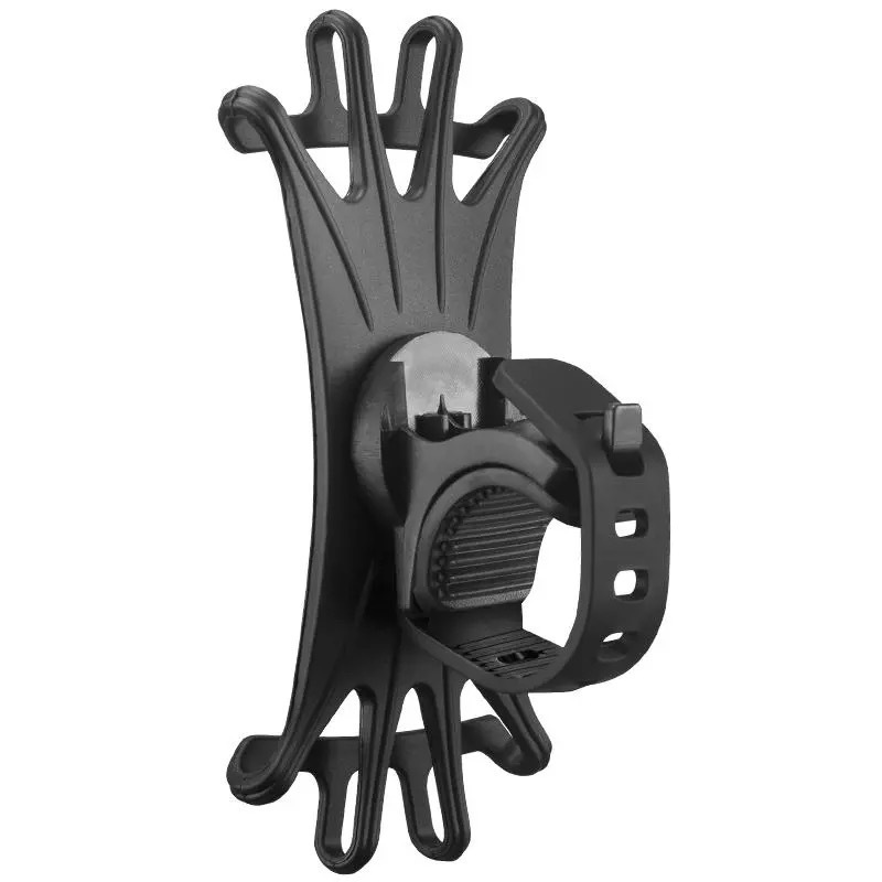 Bicycle Silicone Mobile Phone Holder Mobile Phone Bracket Mountain Bike Mobile Phone Rack Riding Supplies 360 ° Rotating Bracket