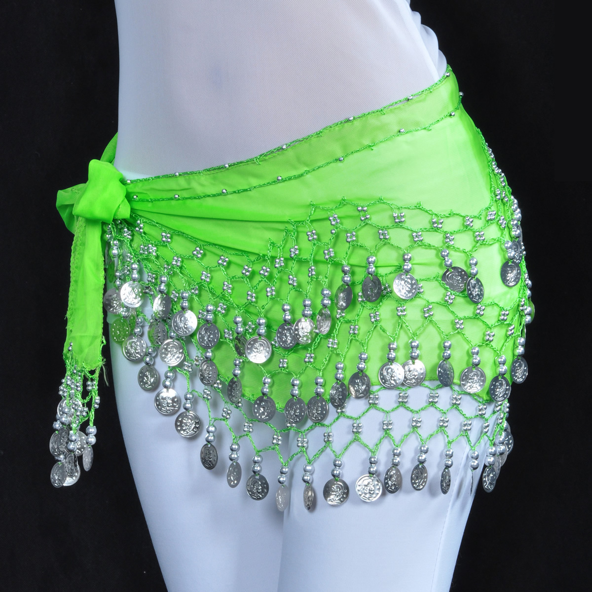 Picture of 128 currency belly dance waist decoration, belly dance clothing, belly dance belt, belly dance manufacturer belly dance waist chain