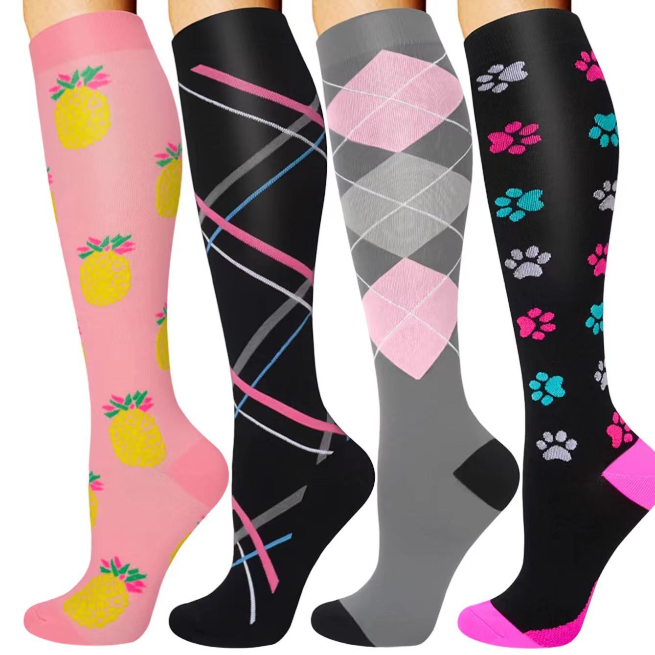 Factory Amazon sports compression socks Compressionsocks sports socks elastic socks stockings compression socks