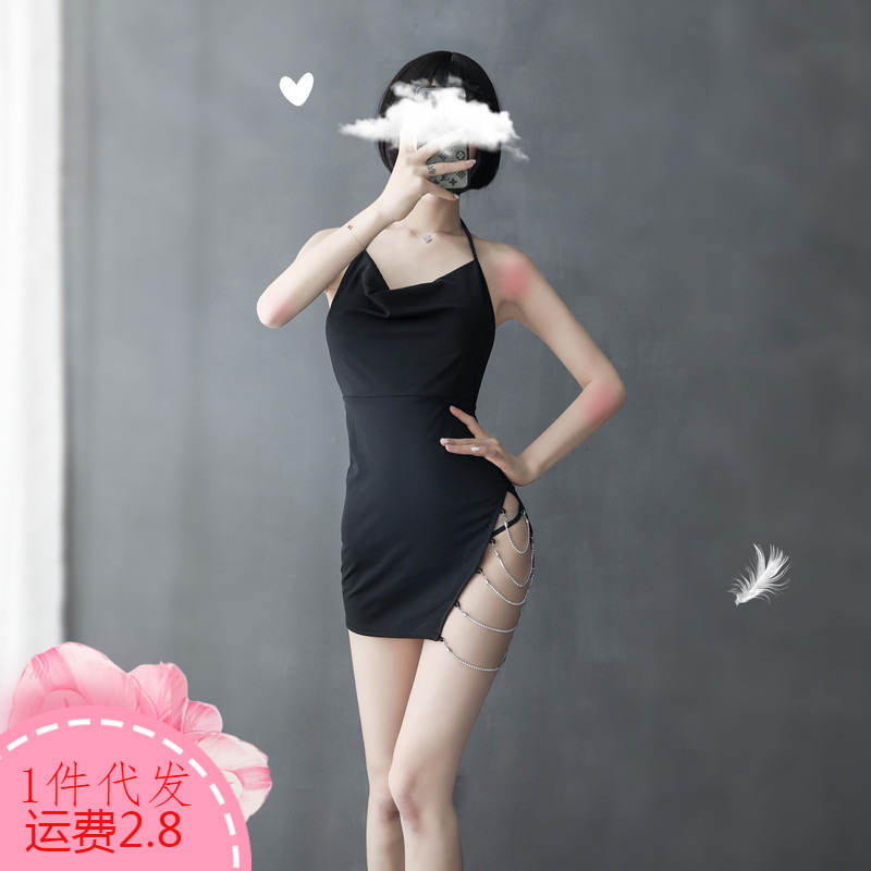 Pen mercy sexy lingerie sexy nightclub lace sling pajamas suit women's nightdress home clothes generation hair